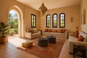 aménagement interieur canape lit banquette