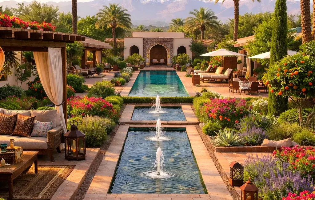 jardin rectangulaire