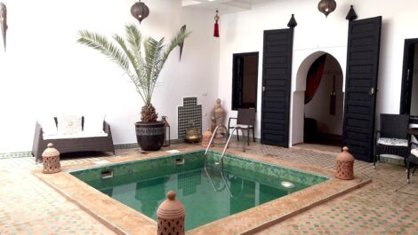 No fault of taste for this Riad nested in the heart of the Casbah of Marrakech