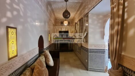 Marrakech – Kennaria : Riad de quatre chambres à l’emplacement parfait !