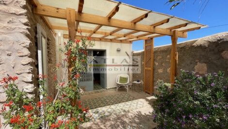 Rare local stone house near Essaouira, four bedrooms and swimming pool