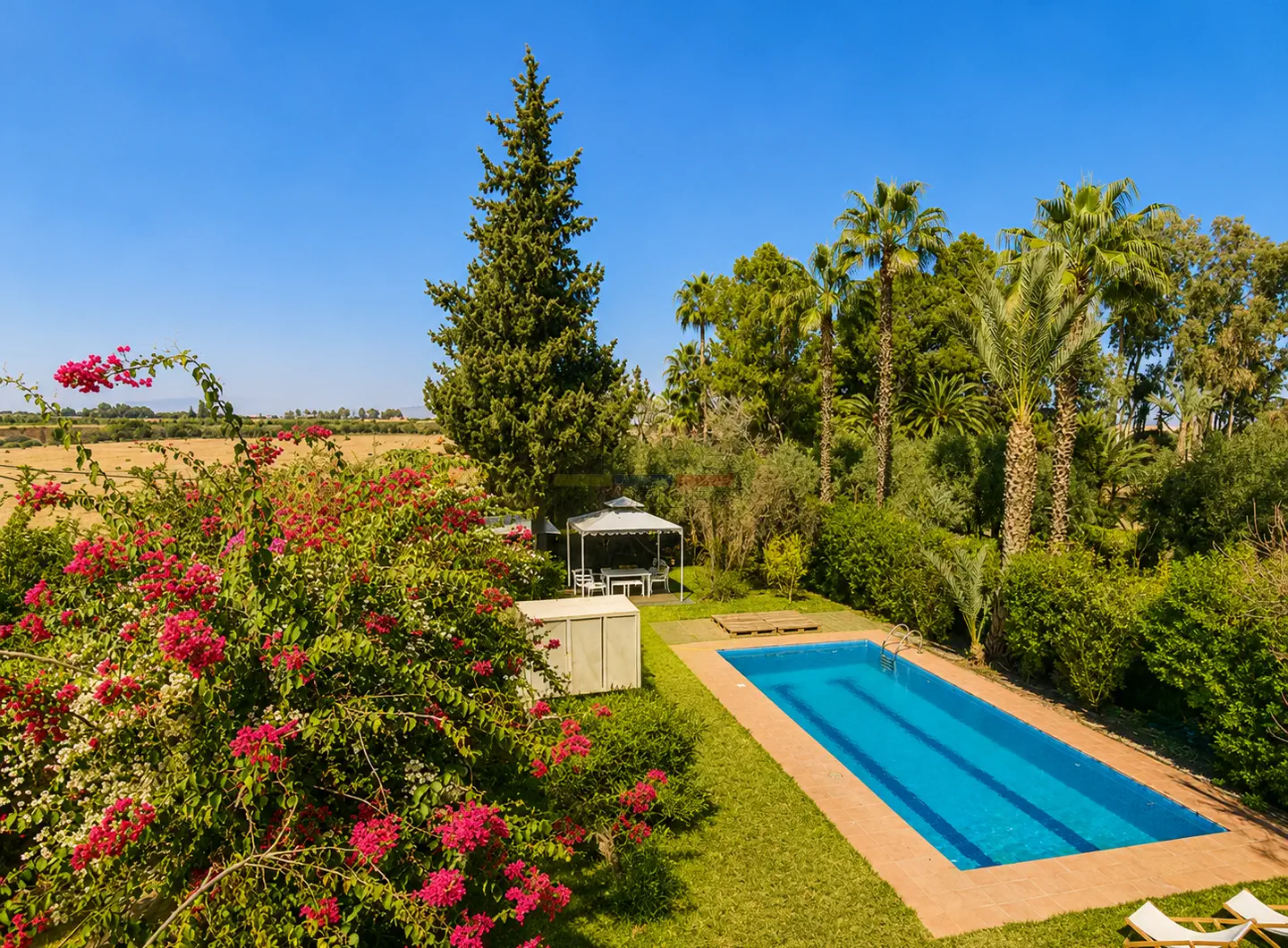marrakech-villa-luxe-vue-piscine-jardin