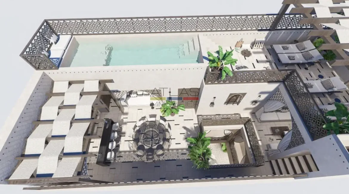 Moroccan Riad Projects Exceptional riad with turnkey architectural project – Dar El Bacha ...