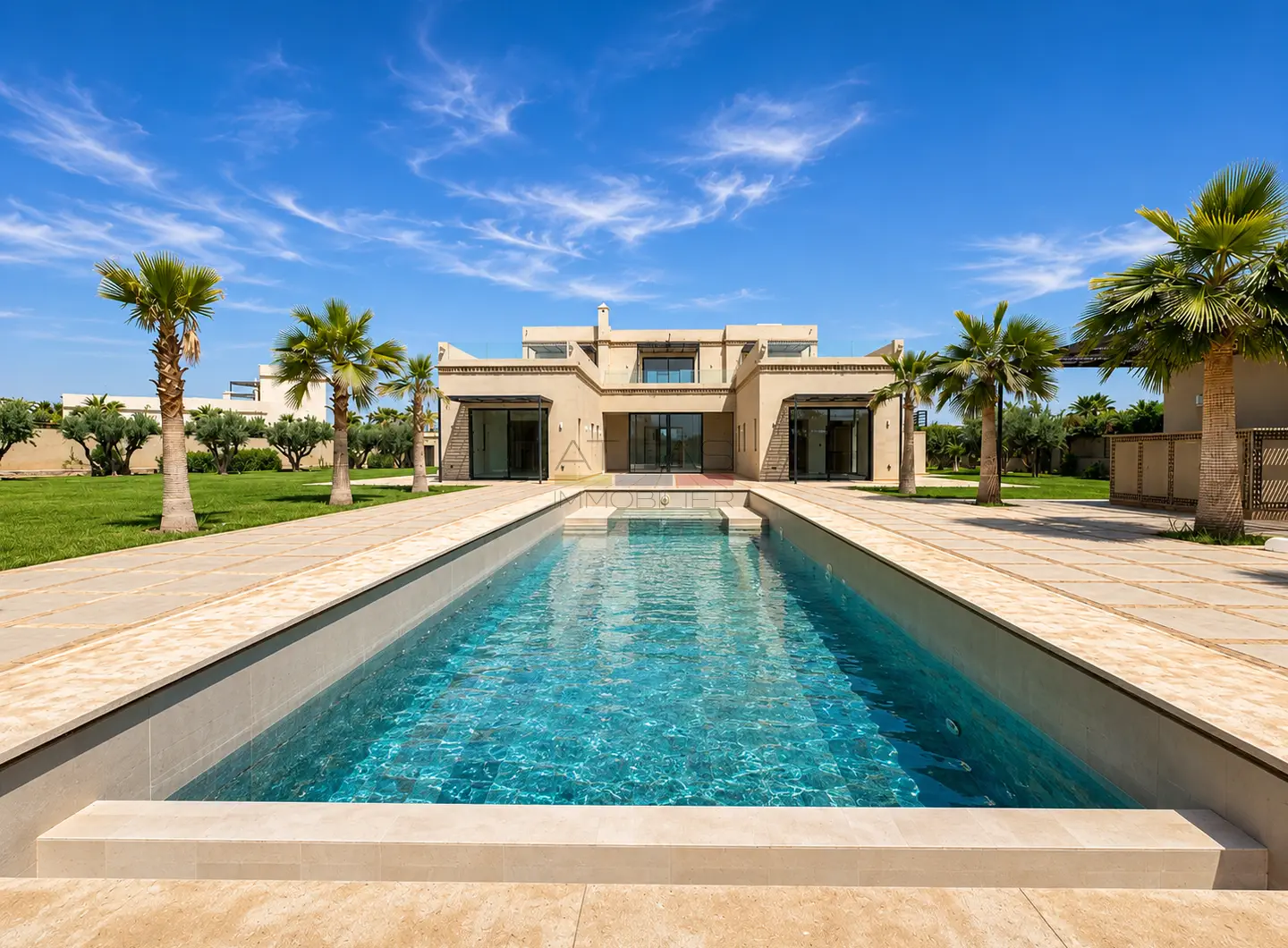 marrakech-villa-luxe-facade-principale-piscine