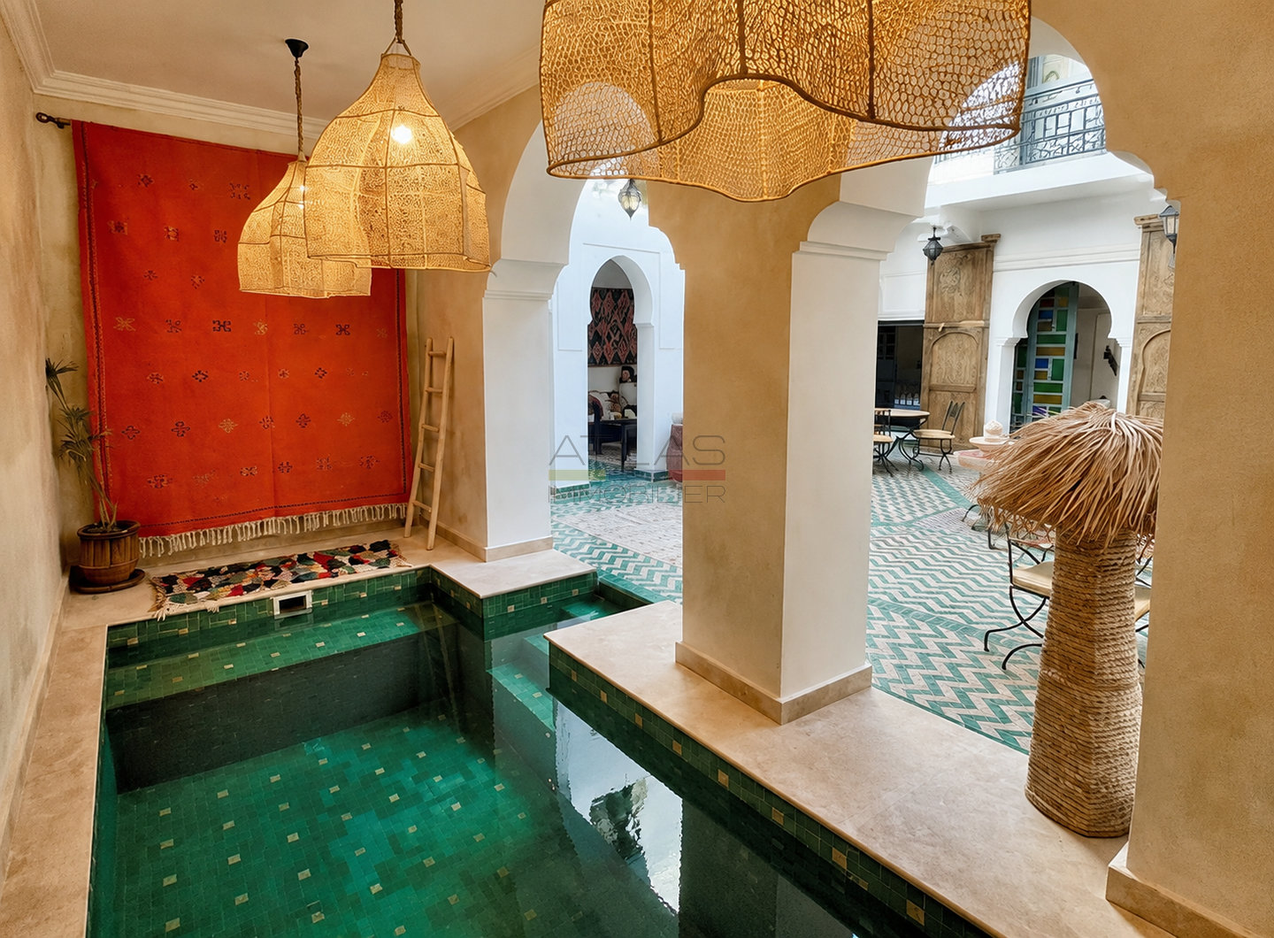 marrakech-riad-piscine-chauffee-patio-medina-rahba-kedima